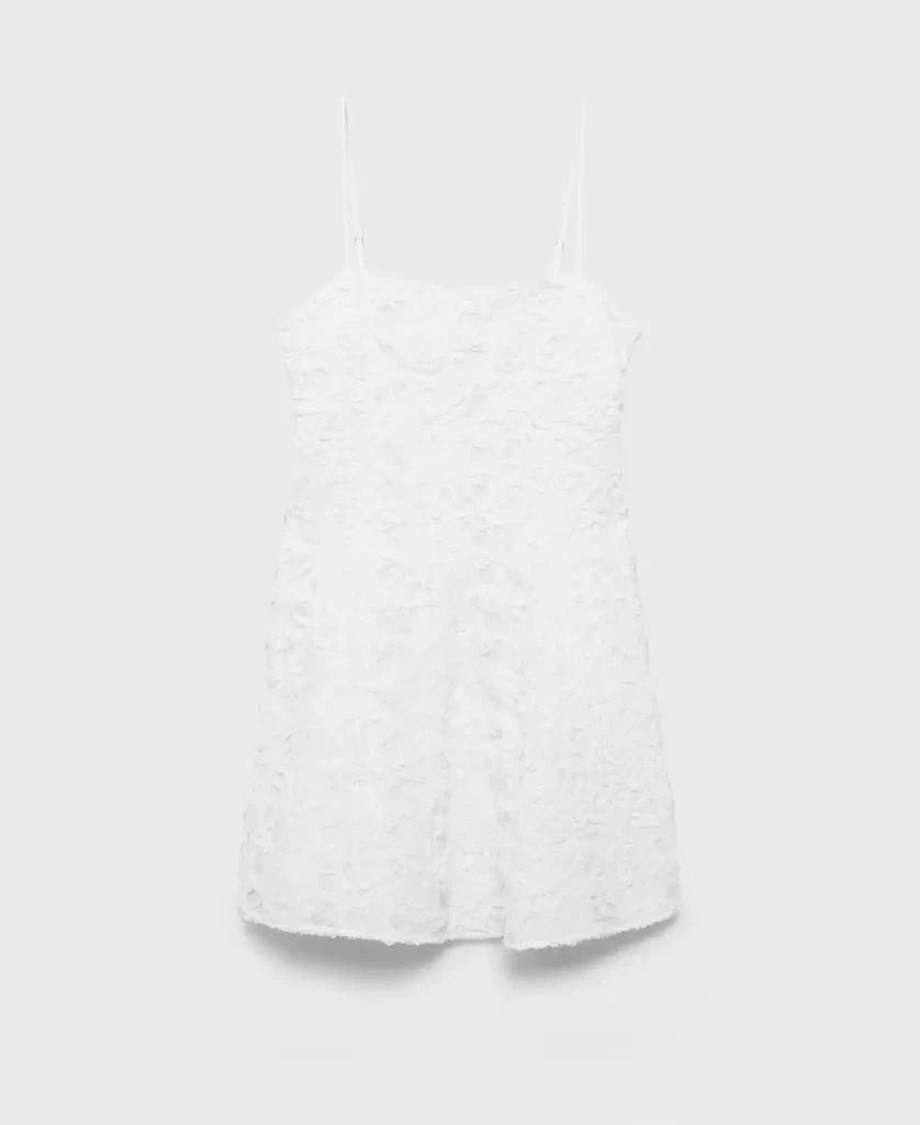 Women's Short Floral Texture Dress 商品