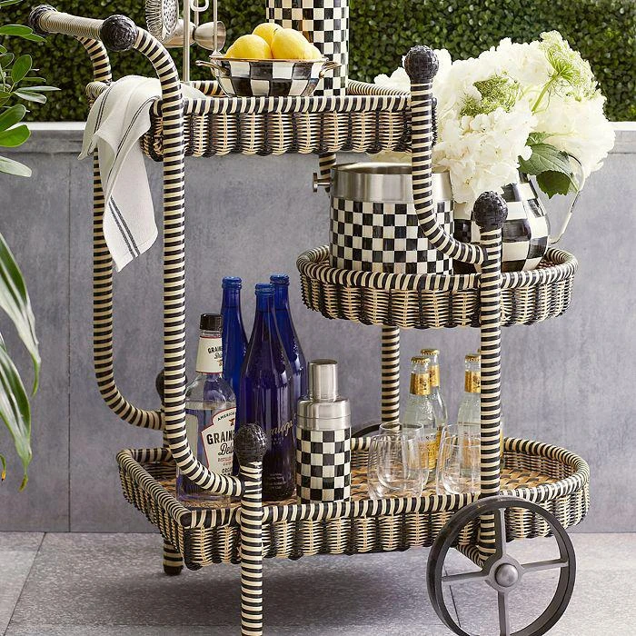 商品MacKenzie-Childs|Courtyard Bar Cart,价格¥14918,第4张图片详细描述