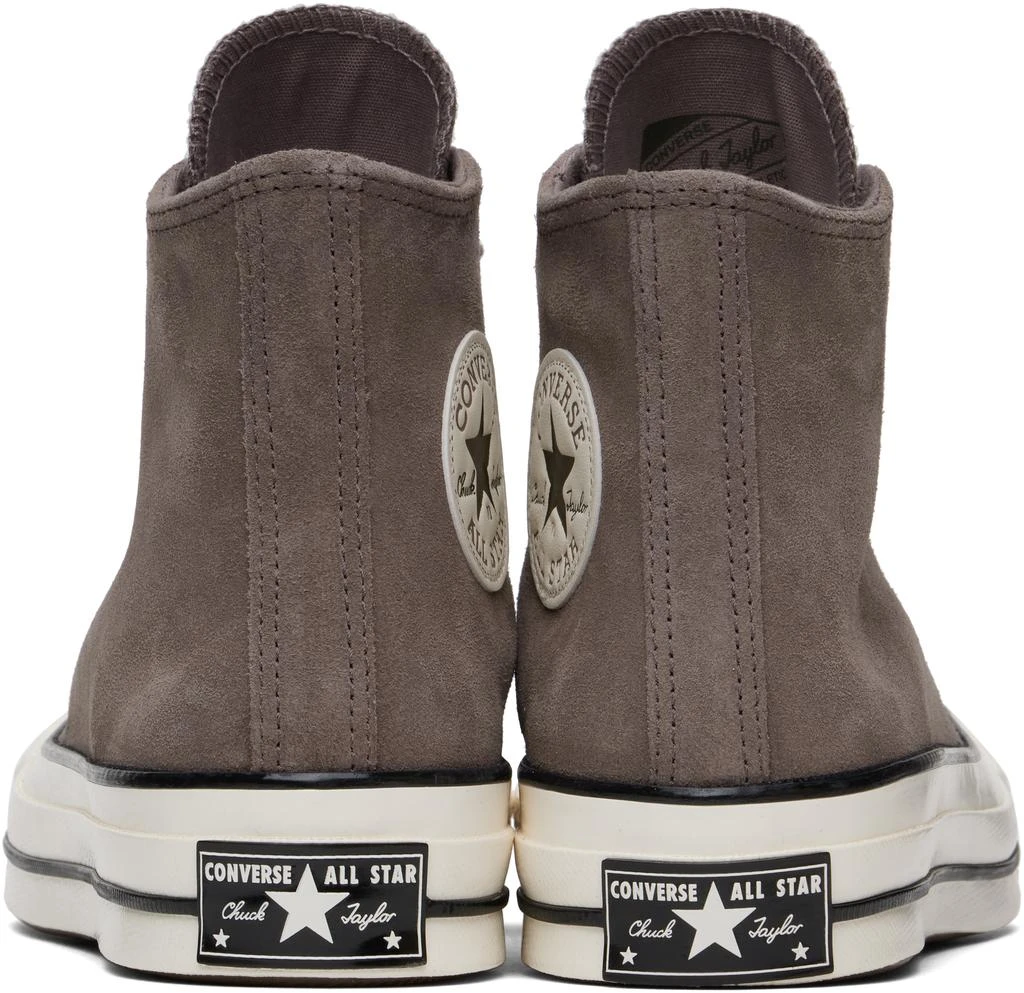 商品Converse|Taupe Chuck 70 Heritage Suede Sneakers,价格¥284,第2张图片详细描述