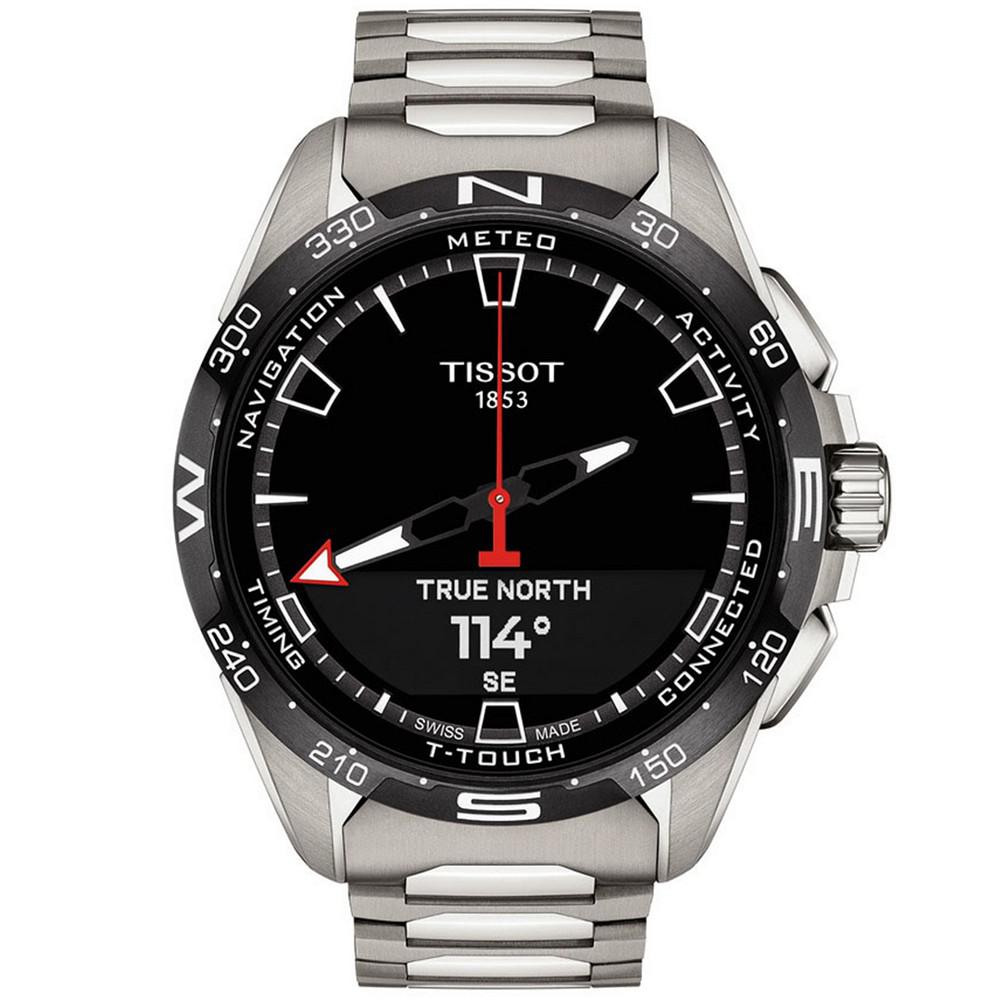 Men's Swiss T-Touch Connect Solar Titanium Bracelet Smart Watch 48mm商品第7张图片规格展示