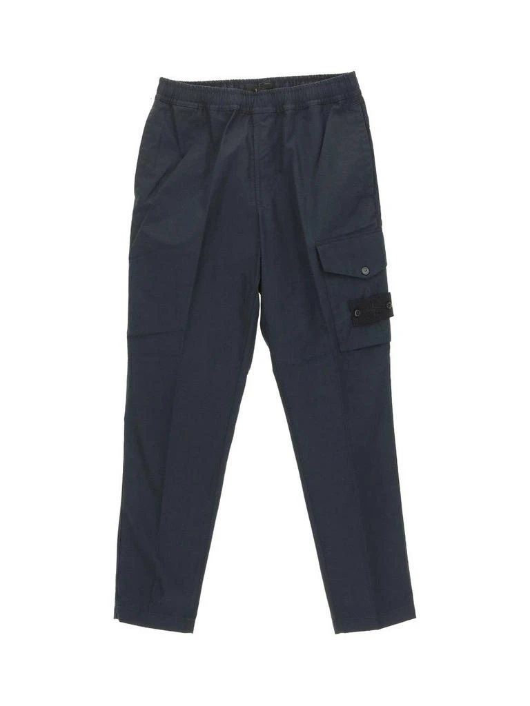 商品Stone Island|Stone Island Logo Patch Elastic Waist Pants,价格¥3114,第1张图片