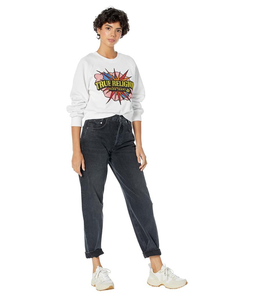 商品True Religion|Pop Art Rhinestone Sweatshirt,价格¥323,第6张图片详细描述