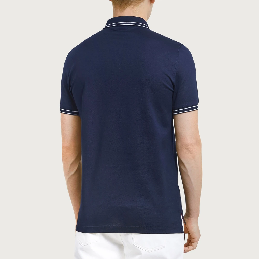 SALVATORE FERRAGAMO 男士海军蓝色经典款式POLO衫 12-1783-698228 商品