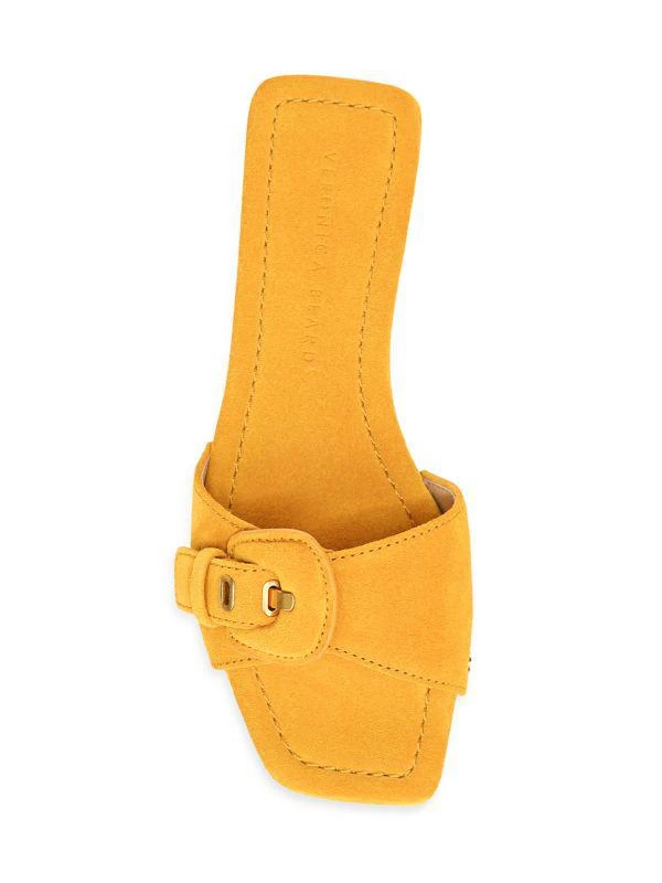 商品VERONICA BEARD|Davina Leather Clog Slides,价格¥595,第5张图片详细描述