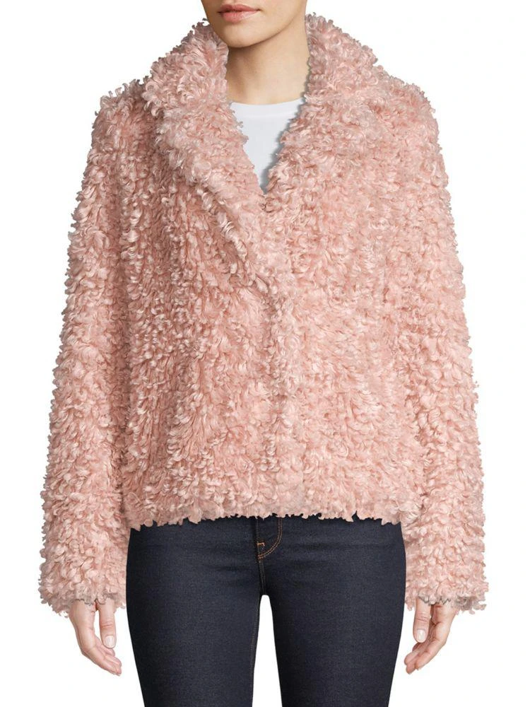 商品Tahari|Faux-Fur Teddy Coat,价格¥1736,第1张图片
