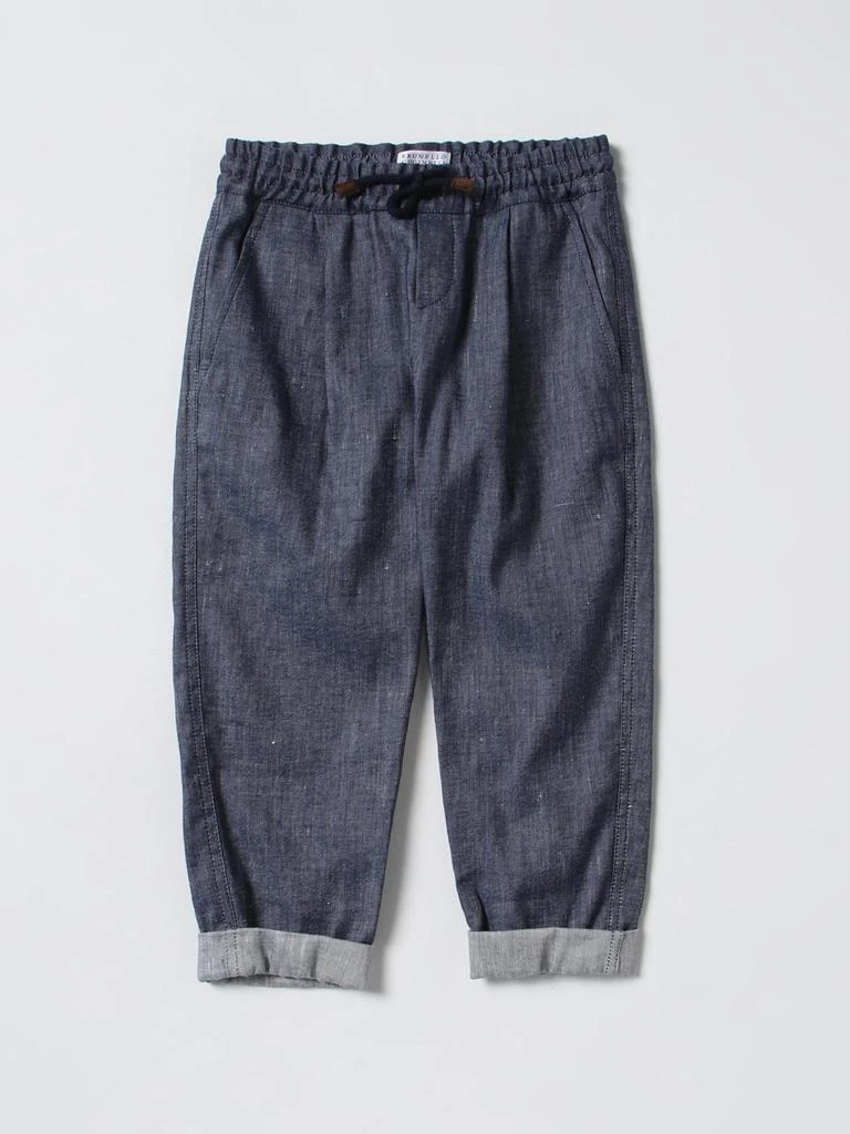 商品Brunello Cucinelli|Brunello Cucinelli denim pants,价格¥1943,第1张图片