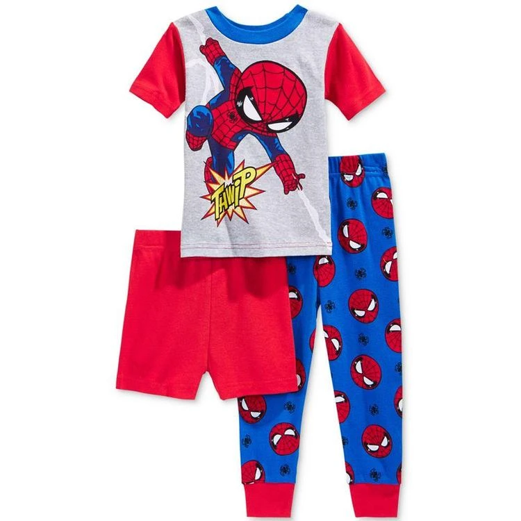 商品Spider-Man|幼儿3-Pc. Cotton Pajama Set, Toddler Boys (2T-5T),价格¥96,第1张图片