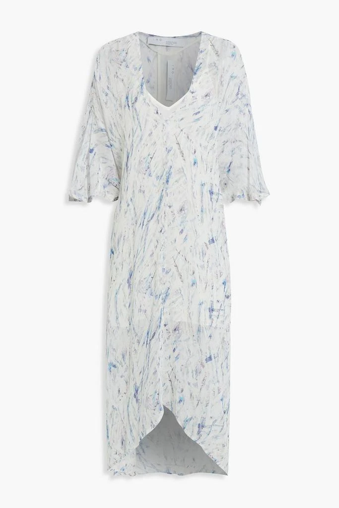 商品IRO|Camasa asymmetric printed silk-chiffon midi dress,价格¥1910,第1张图片