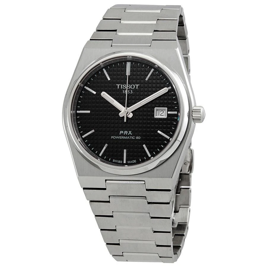 商品Tissot|PRX Powermatic 80 Automatic Black Dial Men's Watch T137.407.11.051.00,价格¥3863,第1张图片