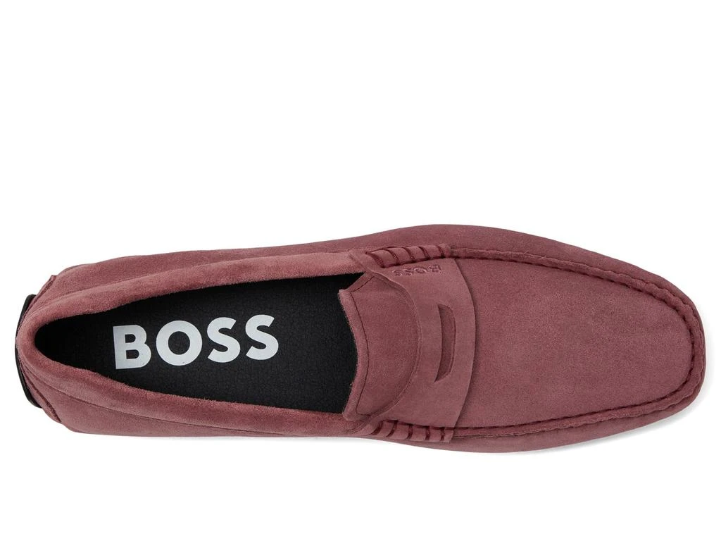 商品Hugo Boss|Noel Suede Penny Loafer Moccasins,价格¥1165,第2张图片详细描述