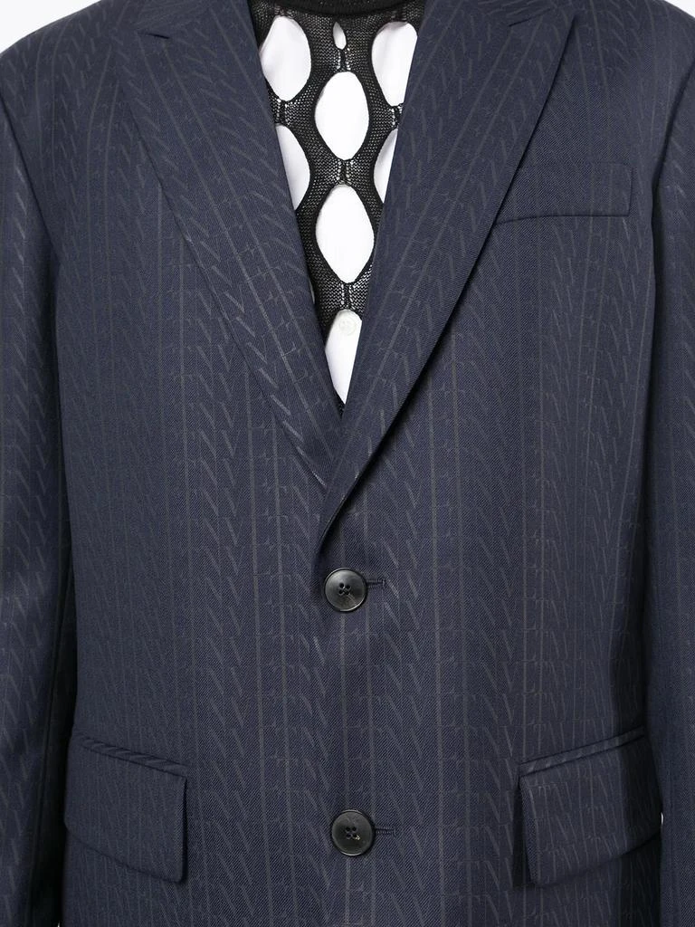 商品Valentino|Valentino Garavani Vltn-Print Single-Breasted Suit Jacket,价格¥7928,第5张图片详细描述
