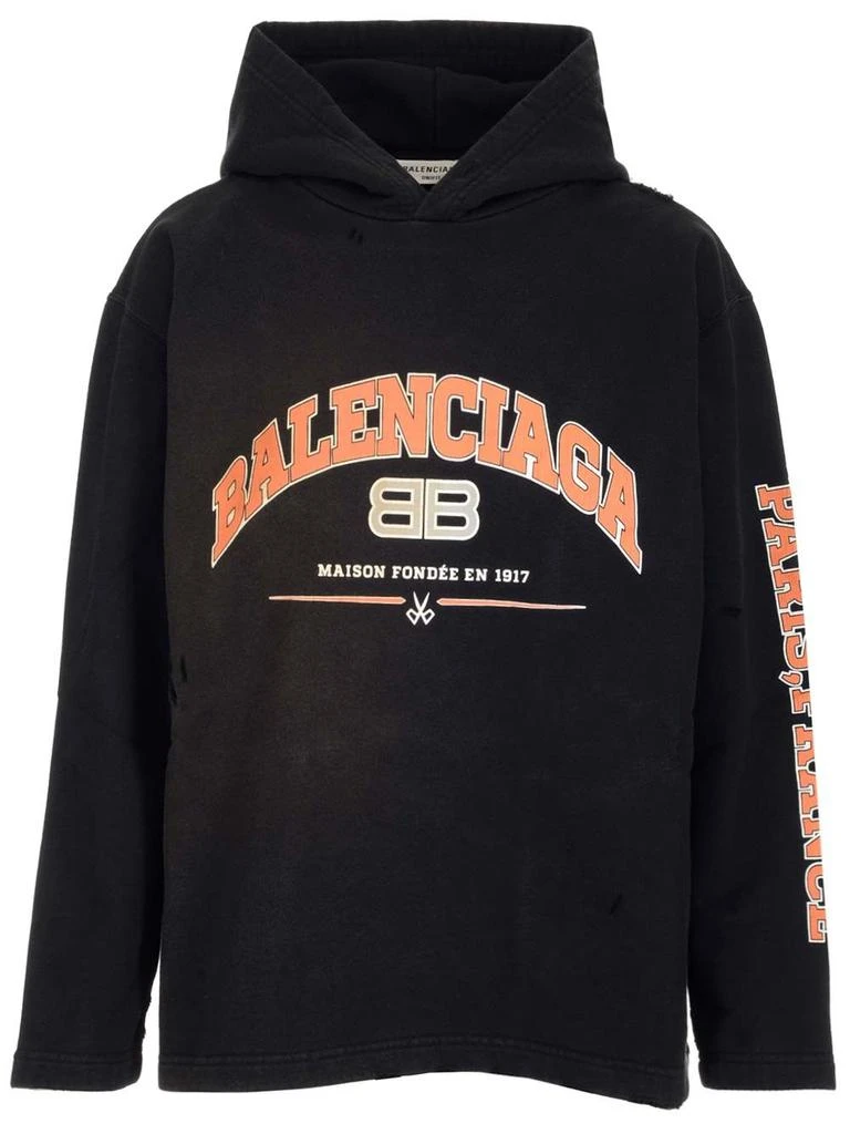 商品Balenciaga|Balenciaga Women's Black Other Materials Sweatshirt,价格¥7588,第1张图片