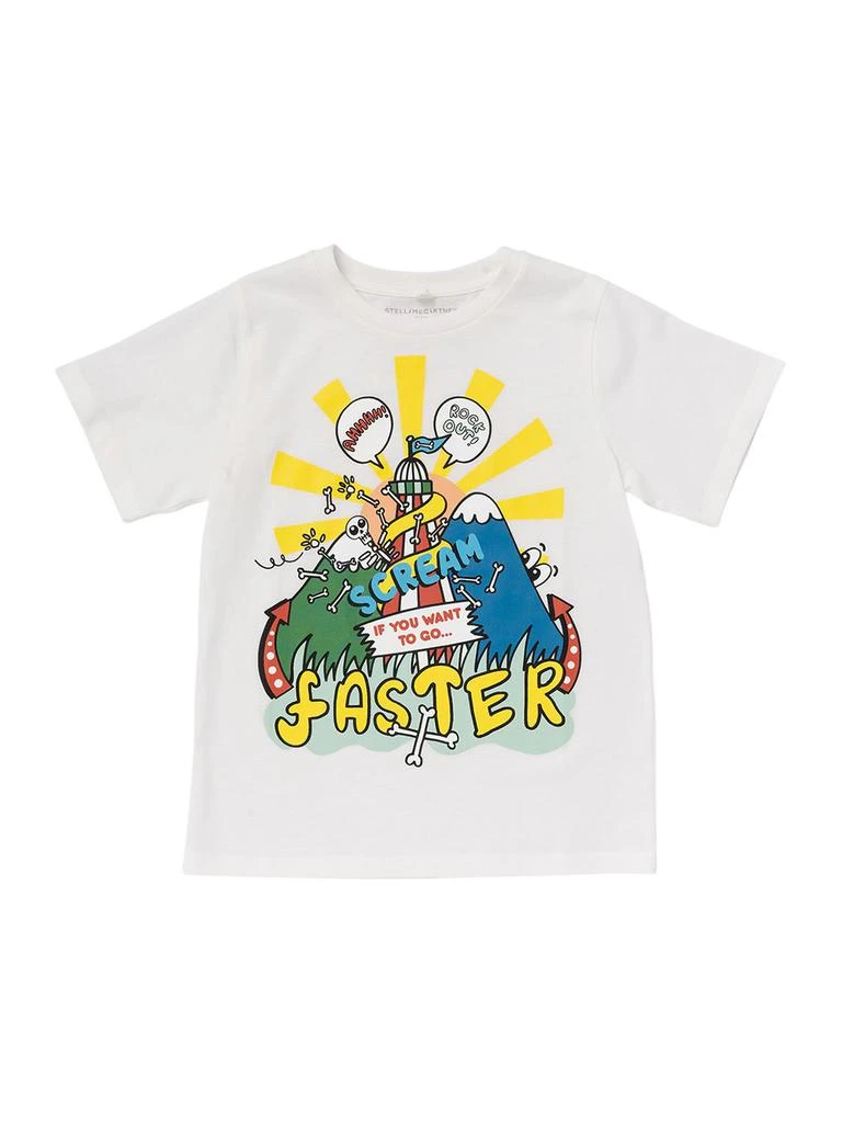 商品Stella McCartney|Printed Organic Cotton T-shirt,价格¥355,第1张图片