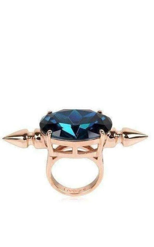 商品Mawi|Oval Crystal Spike Ring,价格¥1567,第1张图片