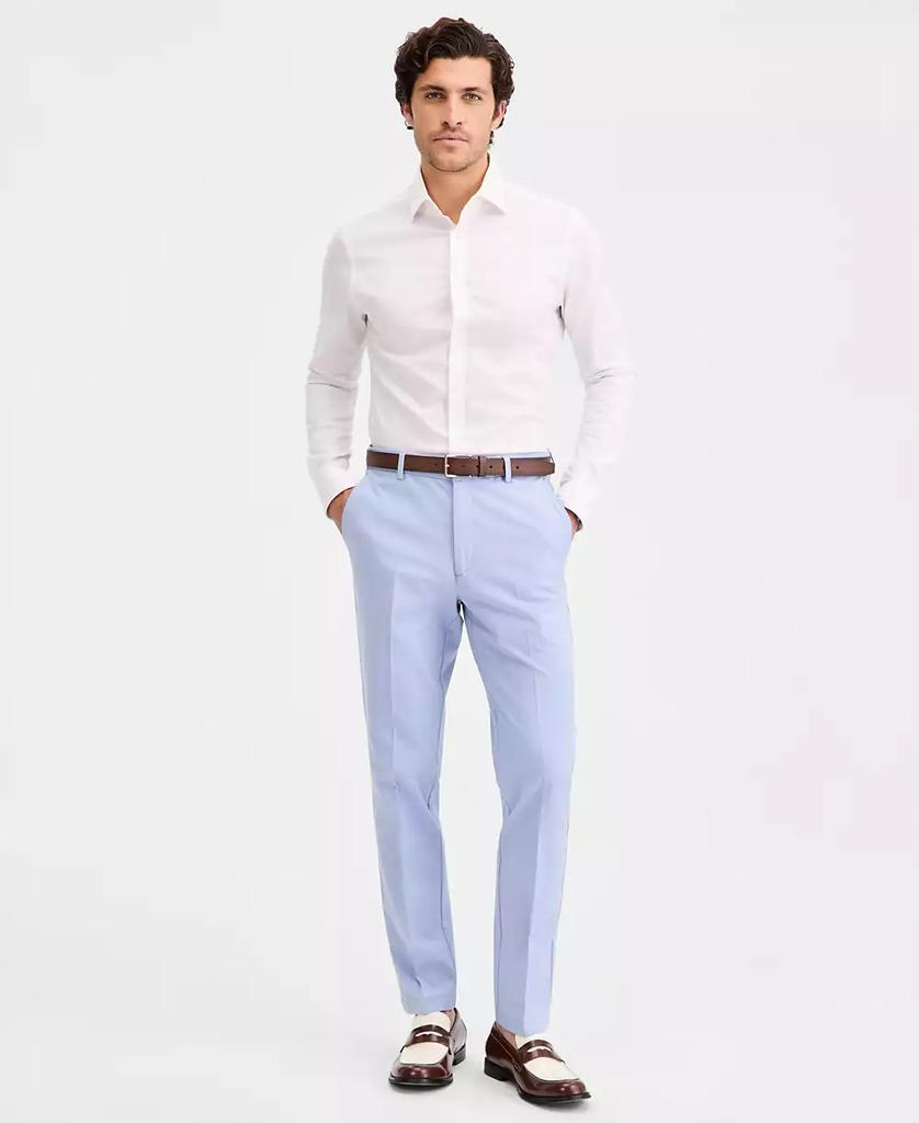 Calças sociais clássicas para homem em tecido Sharkskin image 2