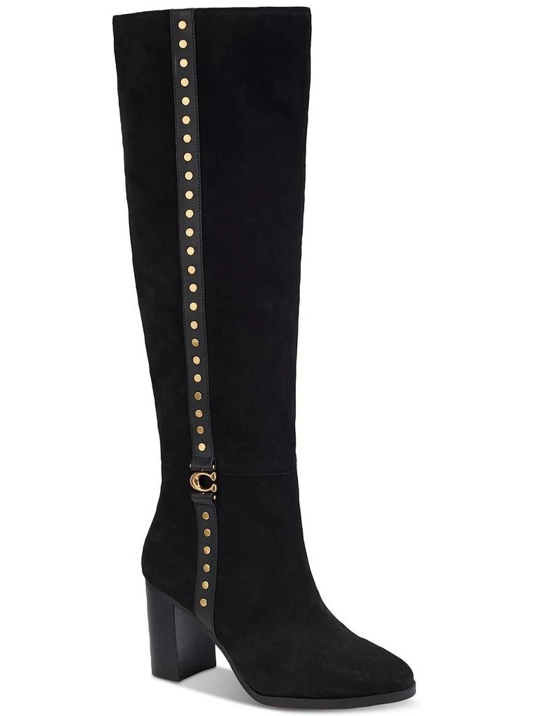 商品Coach|Ollie Womens Suede Tall Over-The-Knee Boots,价格¥1604,第1张图片