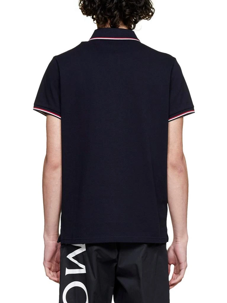 商品Moncler|Moncler Logo Patch Short-Sleeved Polo Shirt,价格¥1737-¥1930,第3张图片详细描述