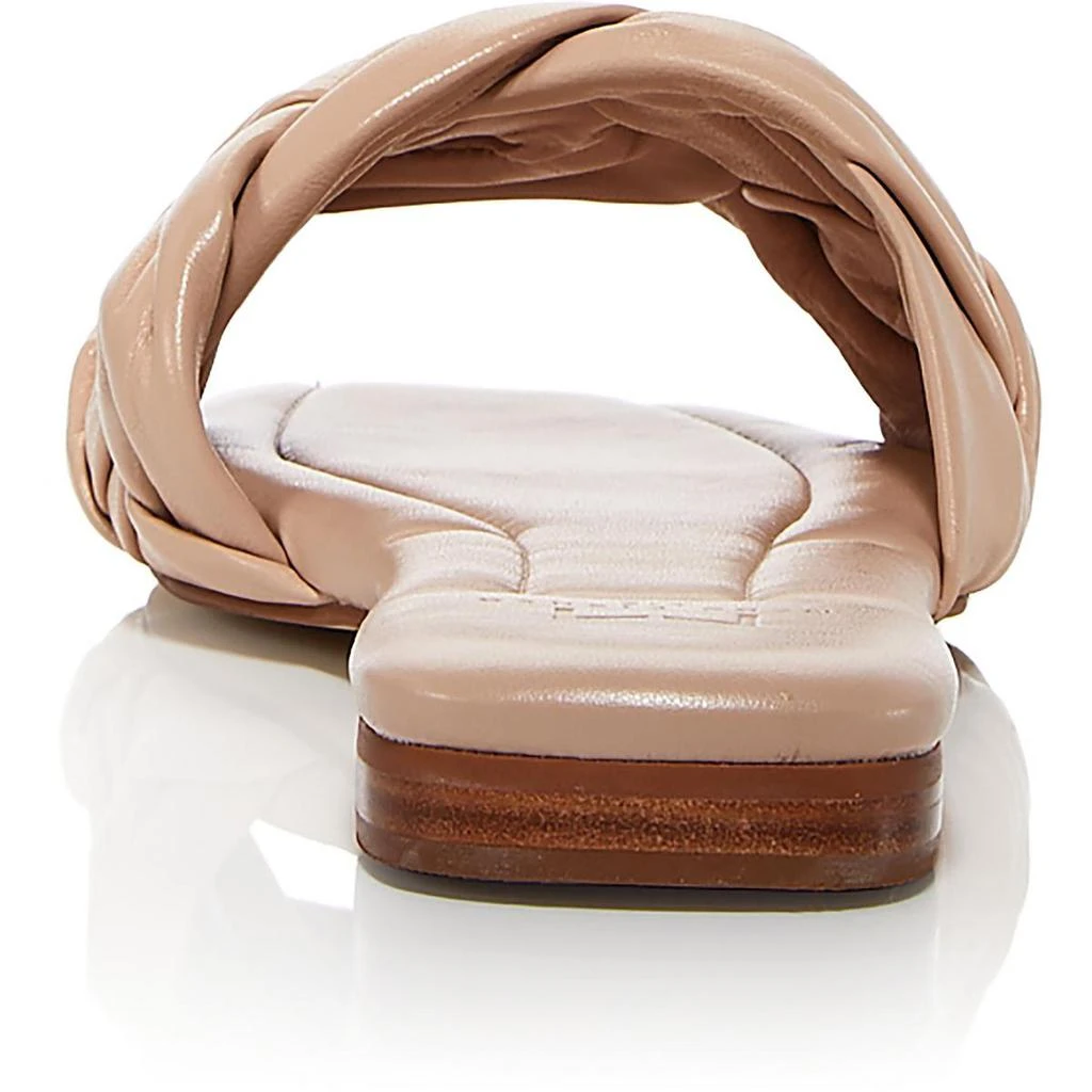 Marc Fisher LTD Womens Miyuki Leather Square Toe Slide Sandals 商品