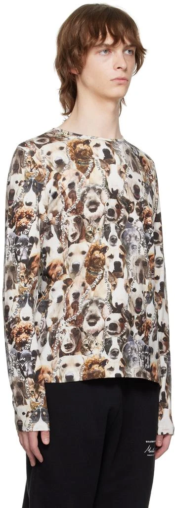 商品Martine Rose|Brown Cats & Dogs Long Sleeve T-Shirt,价格¥882,第2张图片详细描述