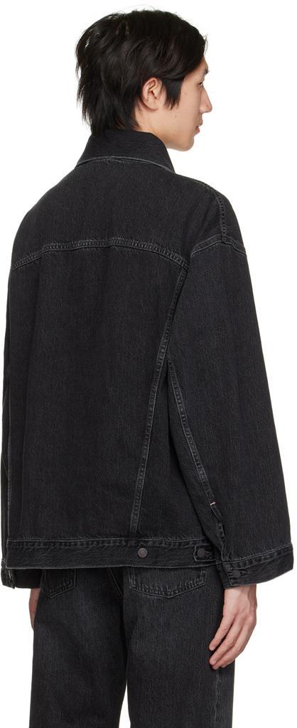 商品Acne Studios|Black Loose-Fit Denim Jacket,价格¥2262,第5张图片详细描述