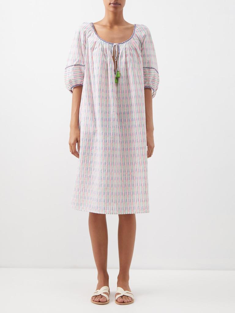 商品Thierry Colson|Eva checked cotton dress,价格¥2286,第1张图片