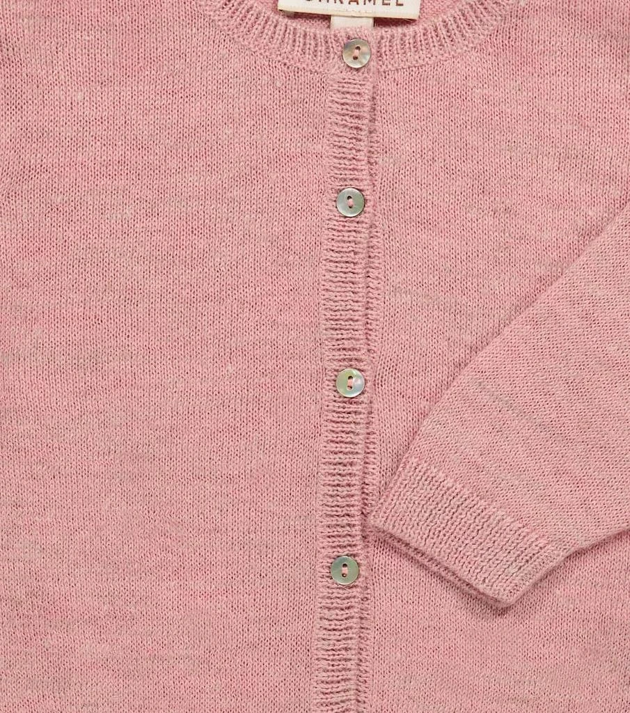商品Caramel|Baby Alabone alpaca and linen cardigan,价格¥730,第3张图片详细描述