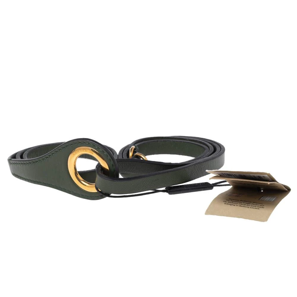 商品Burberry|Burberry Green Leather Grommet Waist Belt M/L,价格¥983,第2张图片详细描述