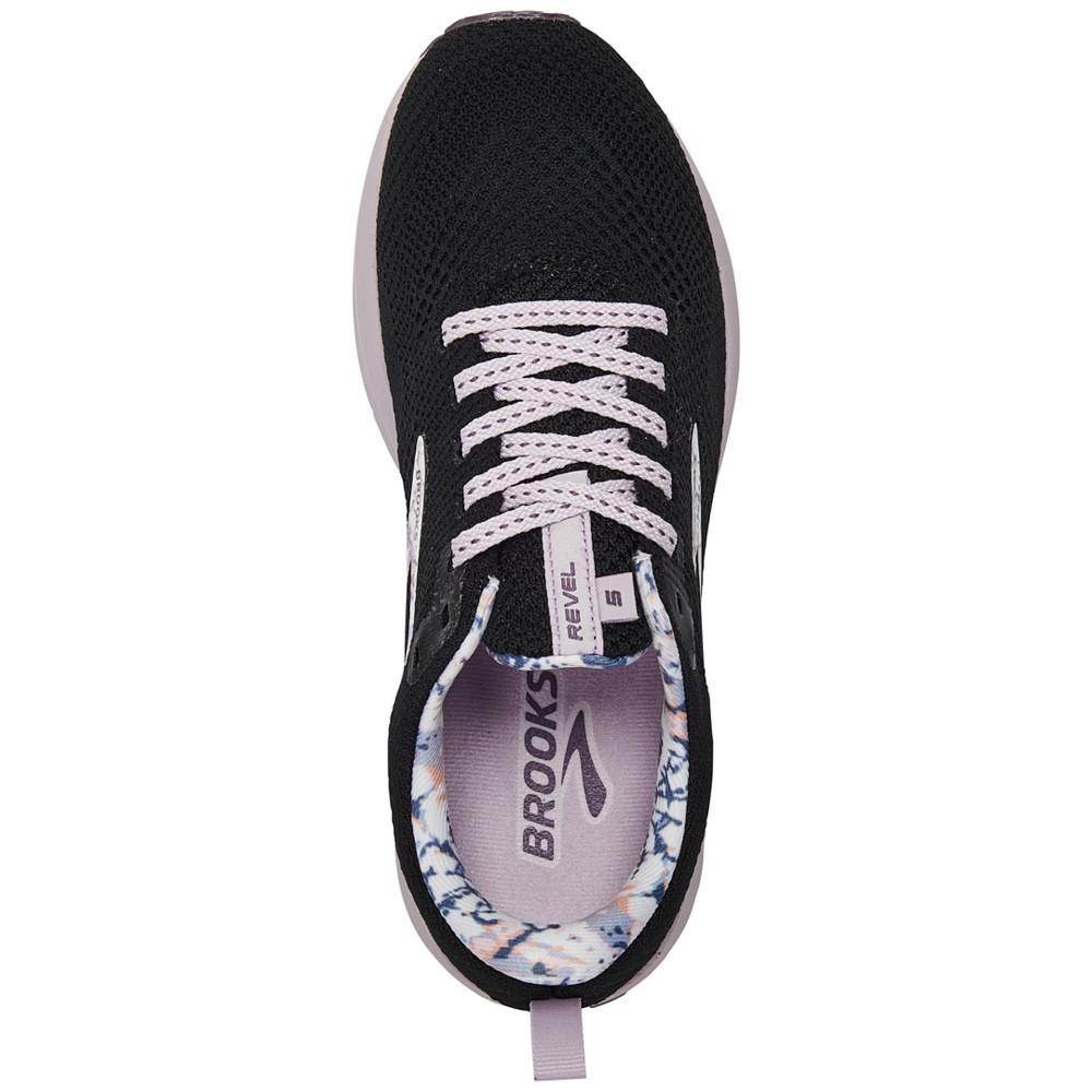 商品Brooks|Women's Revel 5 Running Sneakers from Finish Line,价格¥751,第7张图片详细描述