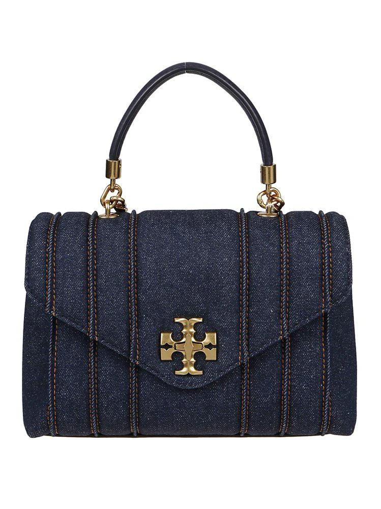 商品Tory Burch|Tory Burch Kira Logo Plaque Denim Small Tote Bag,价格¥5192,第1张图片