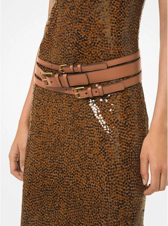 商品Michael Kors|Leather Waist Belt,价格¥2949,第2张图片详细描述