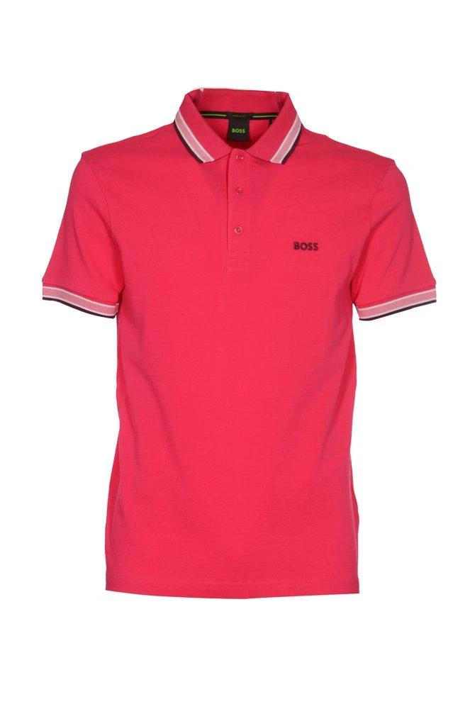 商品Hugo Boss|Boss Hugo Boss Logo Embroidered Short-Sleeved Polo Shirt,价格¥471,第1张图片