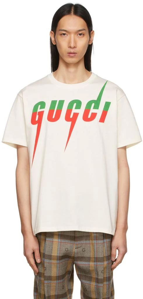 商品Gucci|Off-White Blade Print T-Shirt,价格¥4855,第1张图片