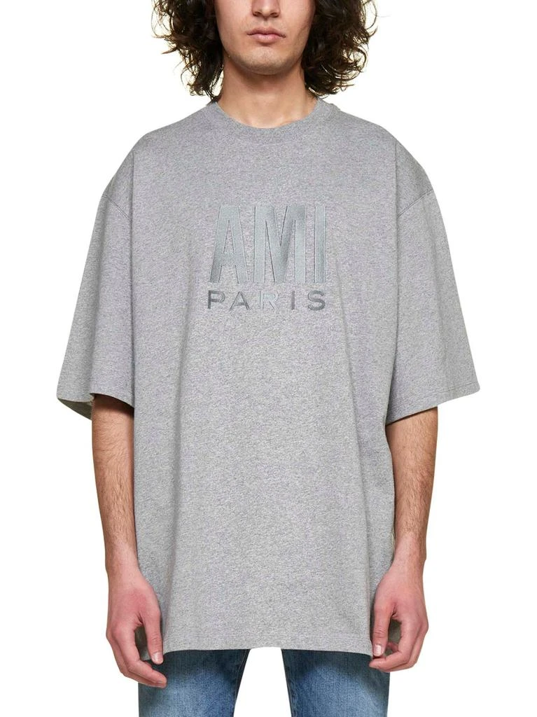 商品AMI|AMI Logo Printed Crewneck T-Shirt,价格¥958,第2张图片详细描述