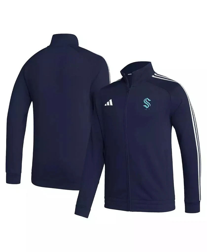 商品Adidas|Men's Deep Sea Blue Seattle Kraken Raglan Full-Zip Track Jacket,价格¥515,第1张图片