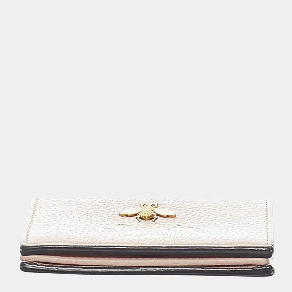 商品[二手商品] Gucci|Gucci Pink Blind for Love Leather Small Wallet,价格¥3673,第4张图片详细描述