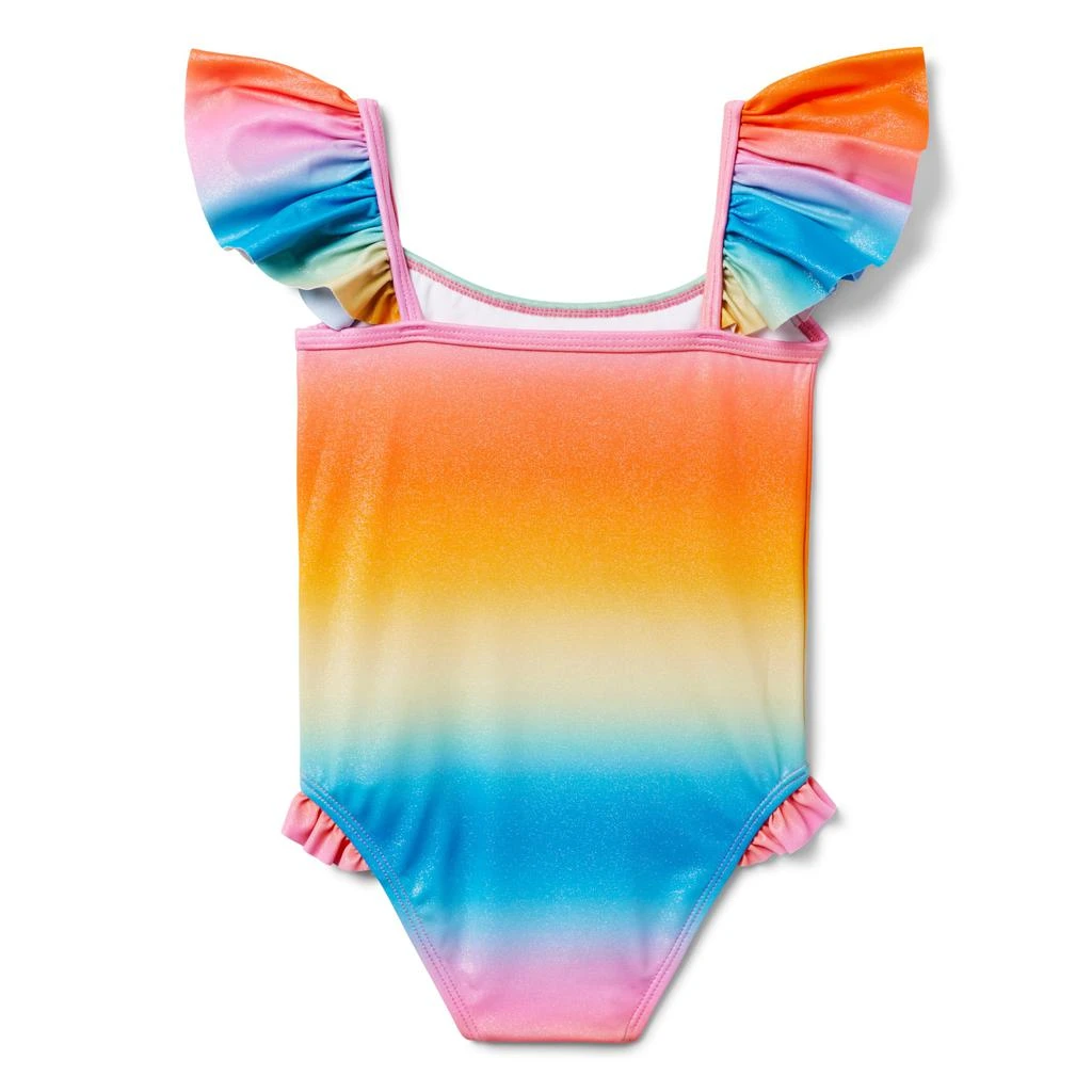 商品Janie and Jack|Ombre Floral Onepiece Swim (Toddler/Little Kids/Big Kids),价格¥317,第2张图片详细描述