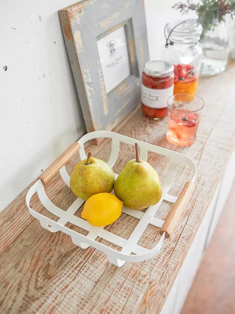 商品Yamazaki|Tosca Steel & Wood Fruit Bowl,价格¥202,第4张图片详细描述