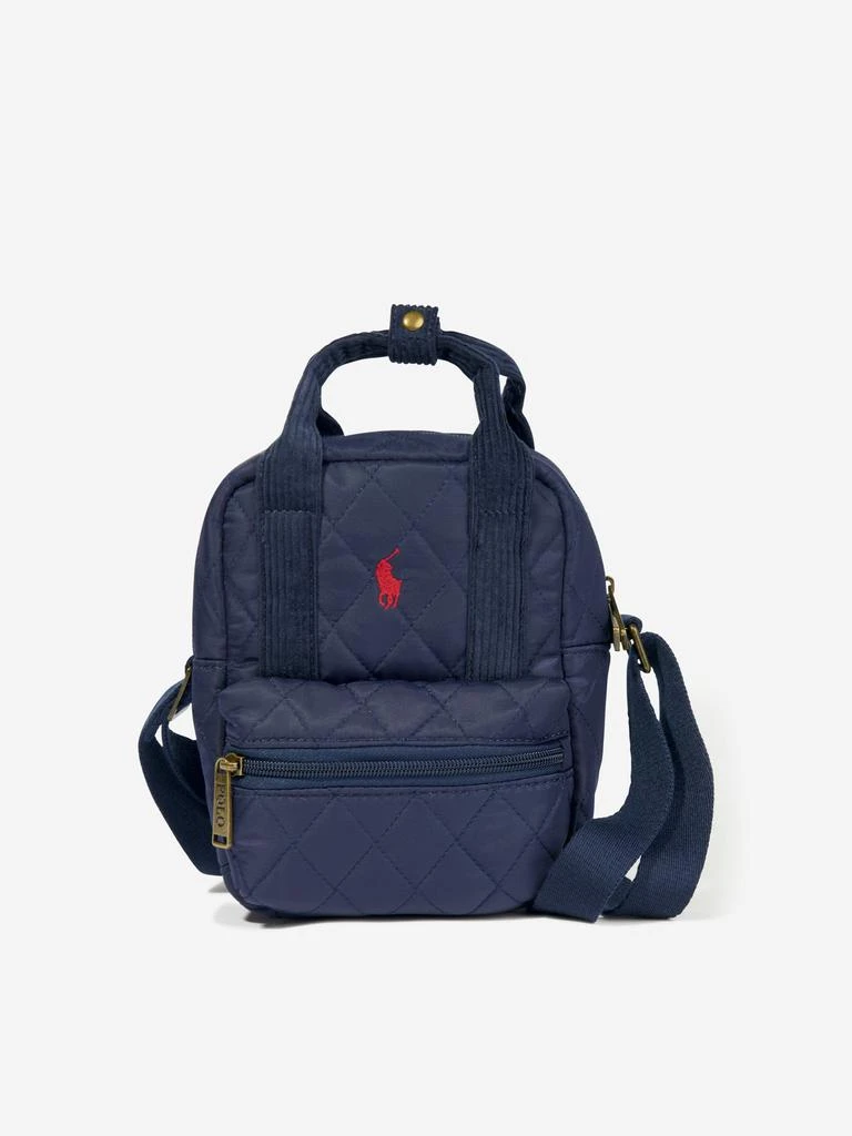 商品Ralph Lauren|Ralph Lauren Kids Quilted Crossbody Bag in Navy (17cm),价格¥475,第1张图片