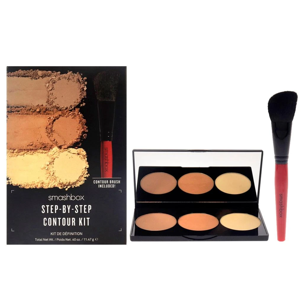 商品Smashbox Cosmetics|Step-By-Step Contour Kit by SmashBox for Women - 2 Pc 0.4oz Makeup, Brush,价格¥432,第1张图片