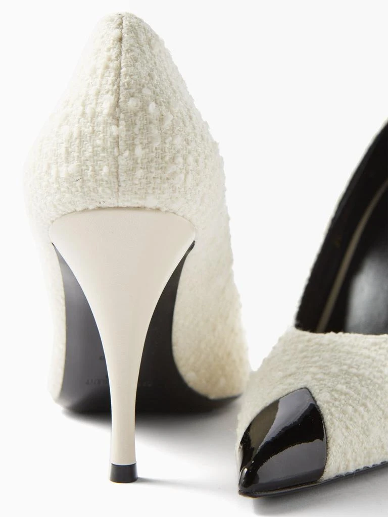 Viper toe-cap tweed pumps 商品