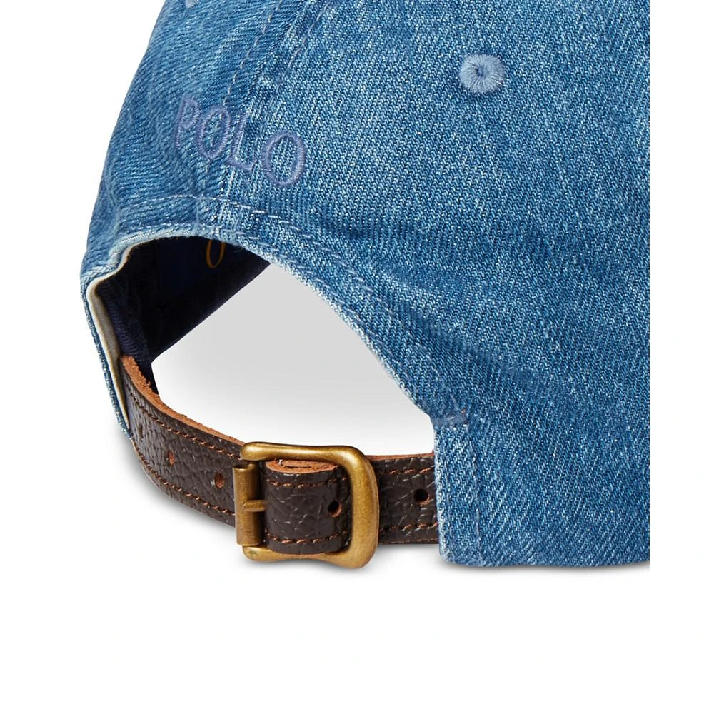 商品Ralph Lauren|Men's Big Pony Denim Ball Cap,价格¥333,第2张图片详细描述