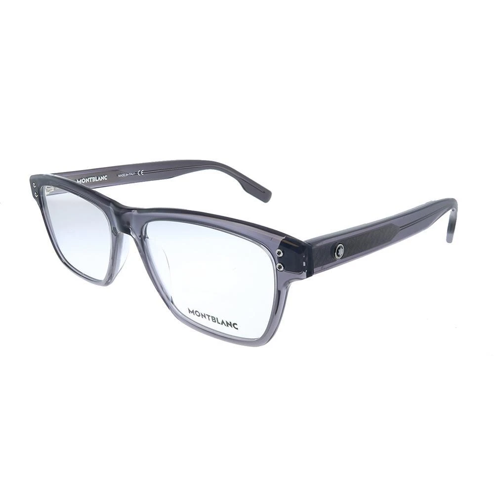 商品[国内直发] MontBlanc|（瑕疵，镜腿高低）Montblanc  MB 0125O 008 55mm Unisex Rectangle Eyeglasses 55mm,价格¥914,第1张图片