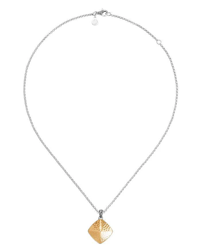 商品John Hardy|18K Yellow Gold & Sterling Silver Classic Chain Sugarloaf Pendant Necklace, 18",价格¥2687,第3张图片详细描述