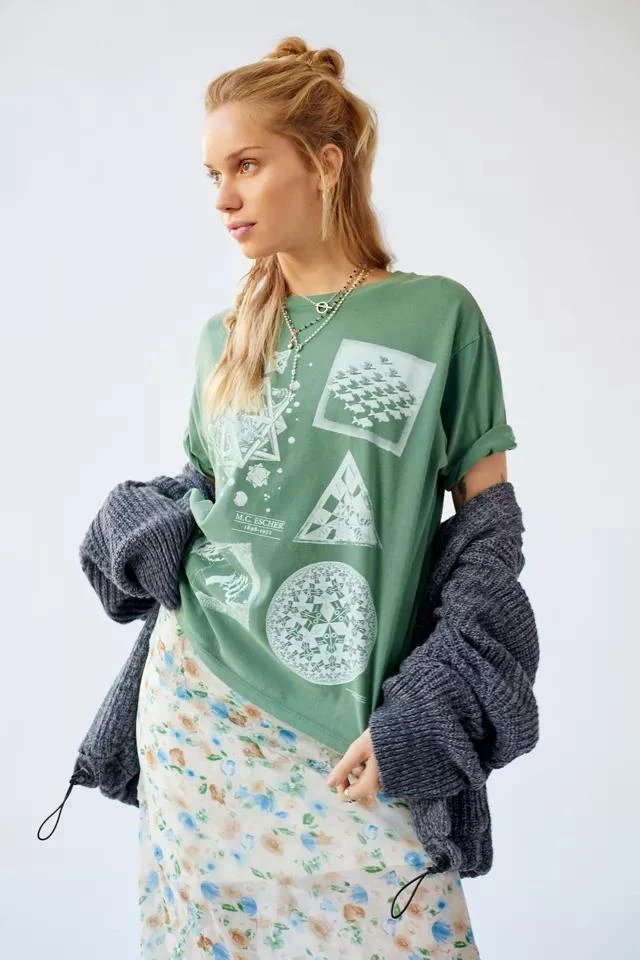 商品Urban Outfitters|M.C. Escher Collage Tee,价格¥114,第5张图片详细描述