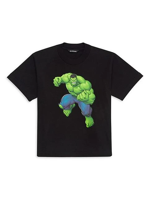 商品Balenciaga|Little Boy's &amp; Boy's The Incredible Hulk T-Shirt,价格¥735,第1张图片