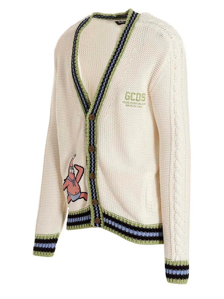 商品GCDS|GCDS Spongebob Italico Knitted Cardigan,价格¥2674,第3张图片详细描述