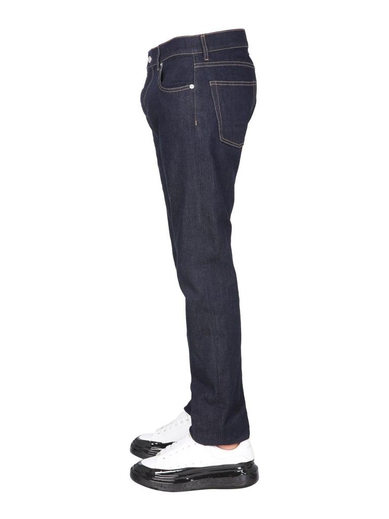 Alexander Mcqueen Men's  Blue Other Materials Jeans商品第2张图片规格展示