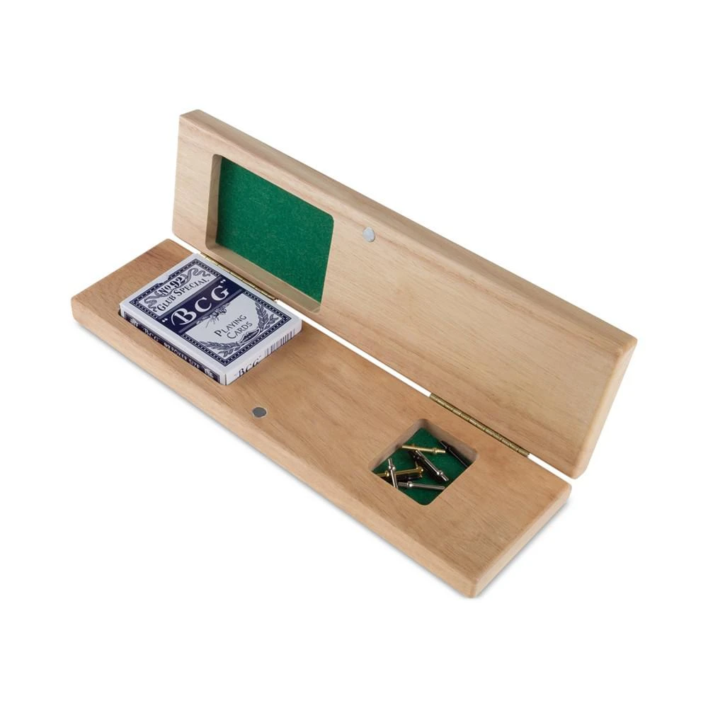 商品Trademark Global|62-Pc. Wood Cribbage Board Game Set,价格¥129,第3张图片详细描述