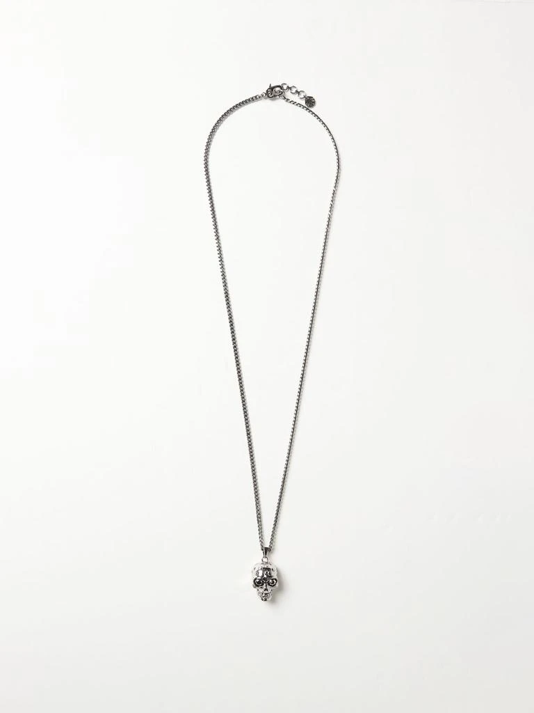 商品Alexander McQueen|Alexander McQueen Skull necklace in brass,价格¥2878,第1张图片