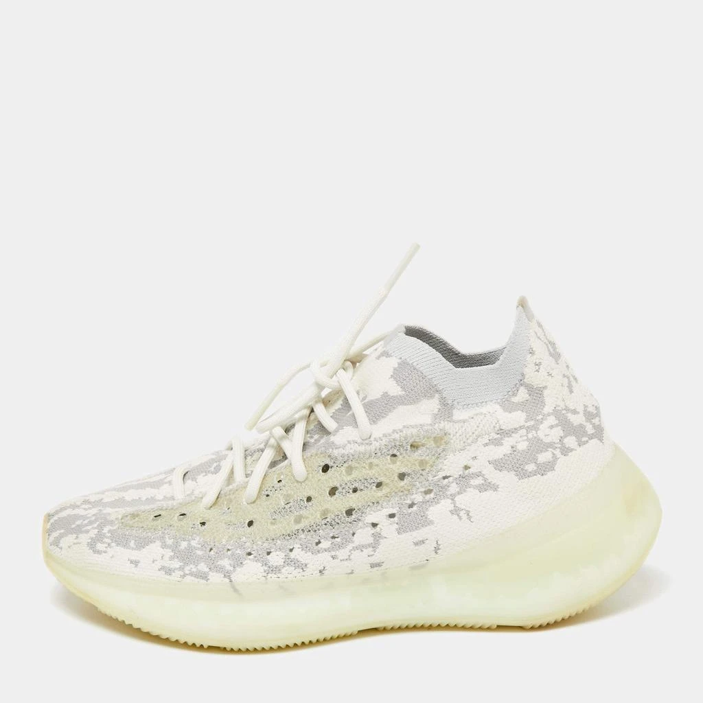 商品[二手商品] YEEZY|Yeezy x Adidas Grey/White Knit Fabric Boost 380 Alien Sneakers Size 42,价格¥2257,第1张图片